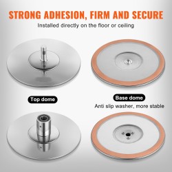 Kuntotanssitanko 45 mm teräs korkeussäädettävä irrotettava pyörivä ja staattinen 200 kg kantavuus
