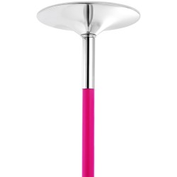 Tankotanssitanko 40 mm teräs säädettävä korkeus pyörivä ja staattinen pinkki