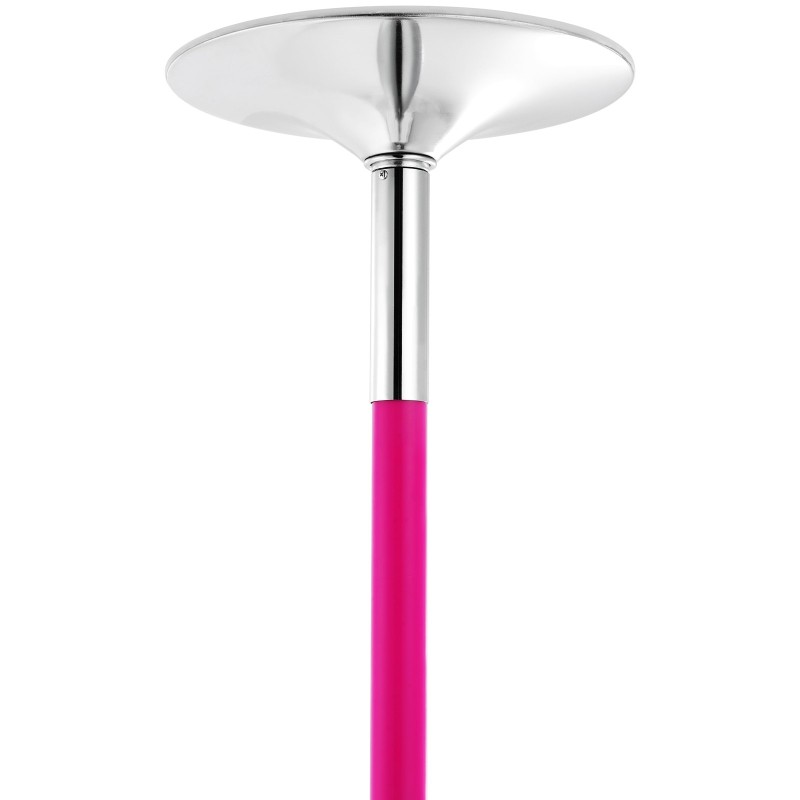 Tankotanssitanko 40 mm teräs säädettävä korkeus pyörivä ja staattinen pinkki