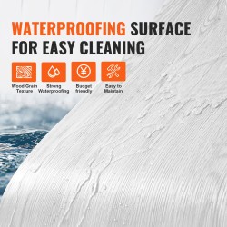 Itsekiinnittyvä vinyylilaatta vaaleanharmaa puunsyykuosi 9900x600 mm 1,5 mm 1 kpl