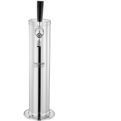 Yhden hanan oluttornisarja ruostumattomasta teräksestä kotikäyttöön esiasennettu letku