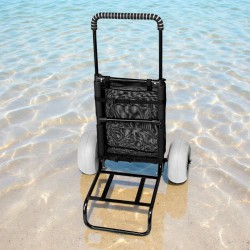 Rantavaunu teräsrunko 20.1 x 14.6 tuumaa 9 tuuman ilmapallorenkaat 75 kg