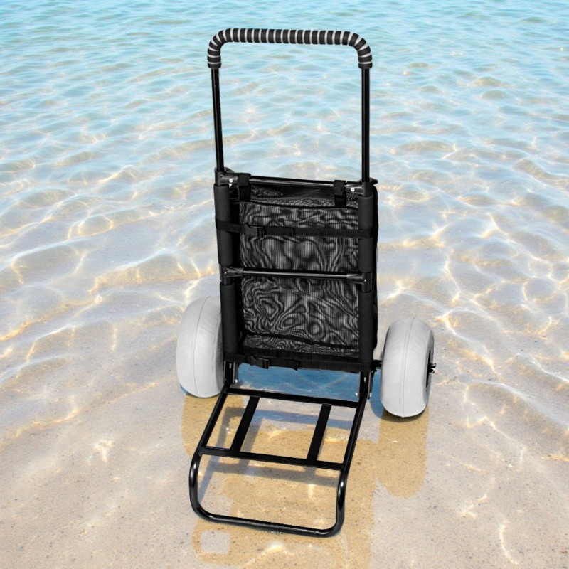 Rantavaunu teräsrunko 20.1 x 14.6 tuumaa 9 tuuman ilmapallorenkaat 75 kg