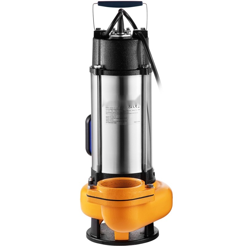 Uppopumppu ruostumaton teräs 2200 W 60000 l/h 10 m johto automaattinen kellukekytkin