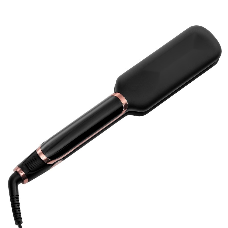 Hiusten suoristaja 2-tuumainen titaanilämpölevy infrapunatekniikka negatiiviset ionit yksitoista lämpötila-asetusta LCD-näyttö