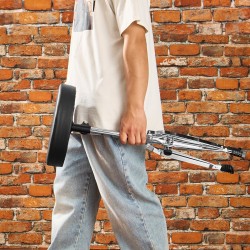 Rumpujakkara seosteräsrunko PU-verhoilu muistivaahto 490–585 mm säädettävä 360 asteen pyörivä 150 kg