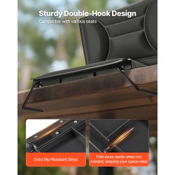 Selkänojallinen taitettava katsomoistuin teräsrunko vedenpitävä Lycra kangas paksulla pehmusteella taskuilla koukuilla