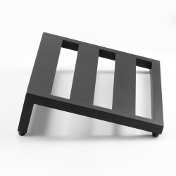 Kitarapedaalilauta 6063 alumiiniseos 508 x 280 mm 10 12 pedaalille keikoille