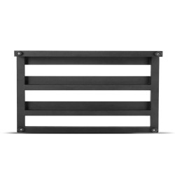 Kitarapedaalilauta 6063-alumiiniseos 508 x 280 mm 10–12 pedaalille keikoille