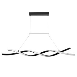 LED-riippuvalaisin 24W himmennettävä 3000–6000K metallirunko silikonivarjostin kaukosäädin keittiöön