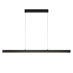 Lineaarinen LED riippuvalaisin 119 4 cm 20 W metalli akryyli himmennettävä kaukosäätimellä 3000 6000K