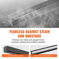 Lineaarinen LED-riippuvalaisin 119,4 cm 20 W metalli-akryyli himmennettävä kaukosäätimellä 3000–6000K