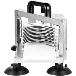 Manuaalinen tomaattileikkuri 420J1 ruostumaton teräs 3 8 tuuman sahalaitaiset terät