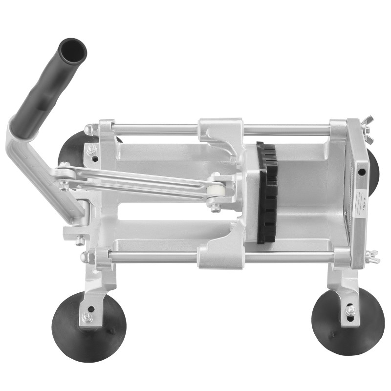 Manuaalinen vihannesleikkuri alumiiniseosrunko ruostumattomat 420J1 terät viipalepaksuudet 1/4 3/8 1/2 tuumaa