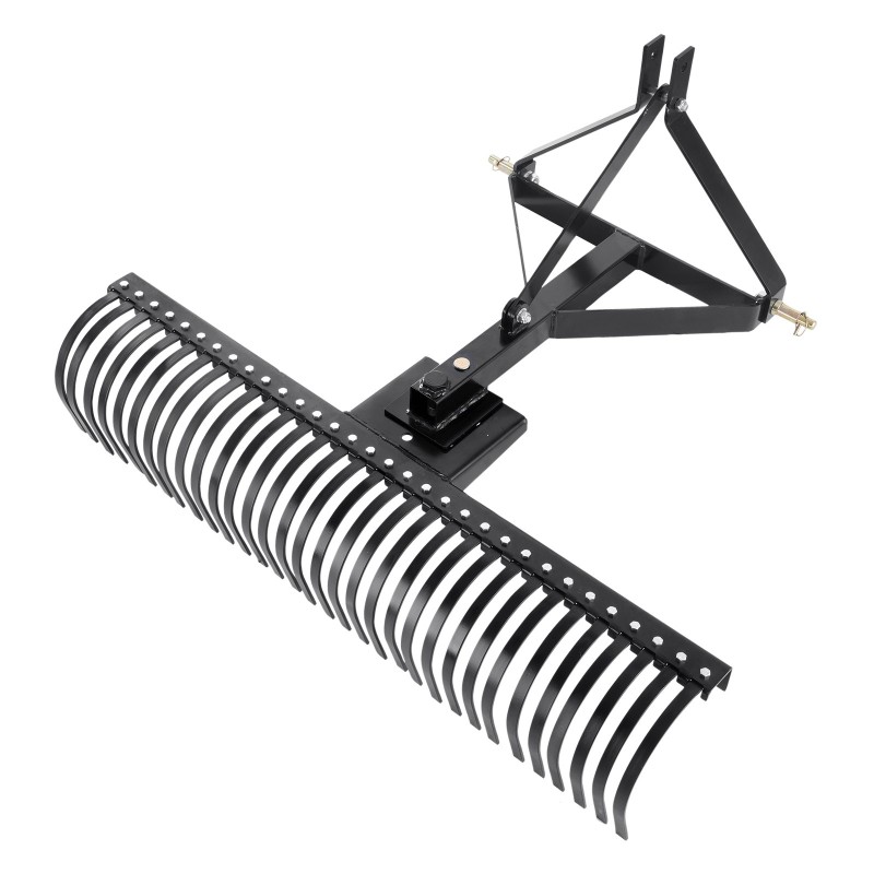 Hinattava kolmipistekiinnitteinen sammaläes teräsrunkoinen 1525 mm 32 piikkiä