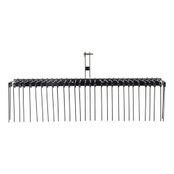 Vedettävä piikkiäes Q235 teräksestä 183 cm työleveys 32 jousipiikkiä luokka 1 kolmipistekiinnitys