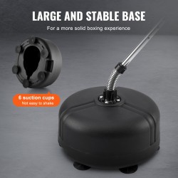 Vapaasti seisova korkeussäädettävä refleksinyrkkeilypussi hiiliteräsrunko sisältää nyrkkeilyhanskat musta