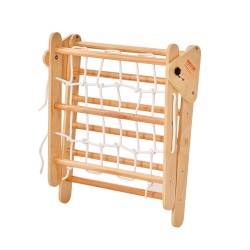 Pikler kolmio ja ramppi mäntypuinen taitettava sisäleikkipaikka 1 3 vuotiaille