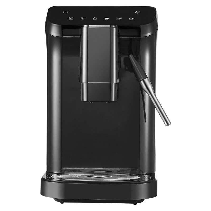 Automaattinen espressokone sisäänrakennetulla kartioterämyllyllä 15-portainen jauhatus höyrysuutin 20 bar 1,5 l vesisäiliö