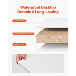 Seinään kiinnitettävä taittopöytä lastulevy 600 x 400 mm kantaa 23 kg