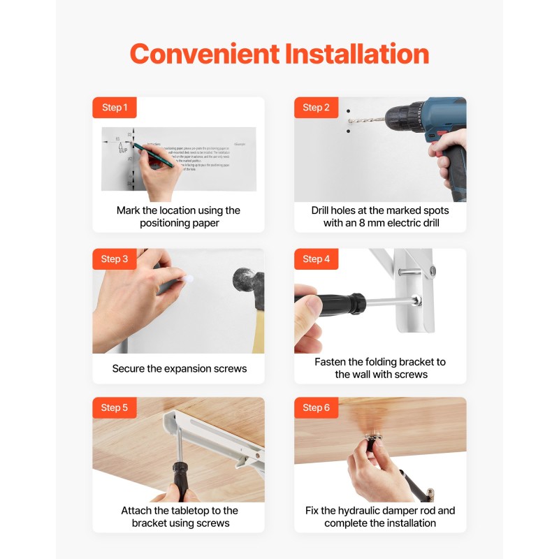 Seinäpöytä taittuva kumipuinen 1200 x 500 mm seinään kiinnitettävä