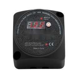 Jänniteherkkä kaksoisakun erotinsarja 12V 140A automaattinen ja manuaalinen tila LCD näytöllä
