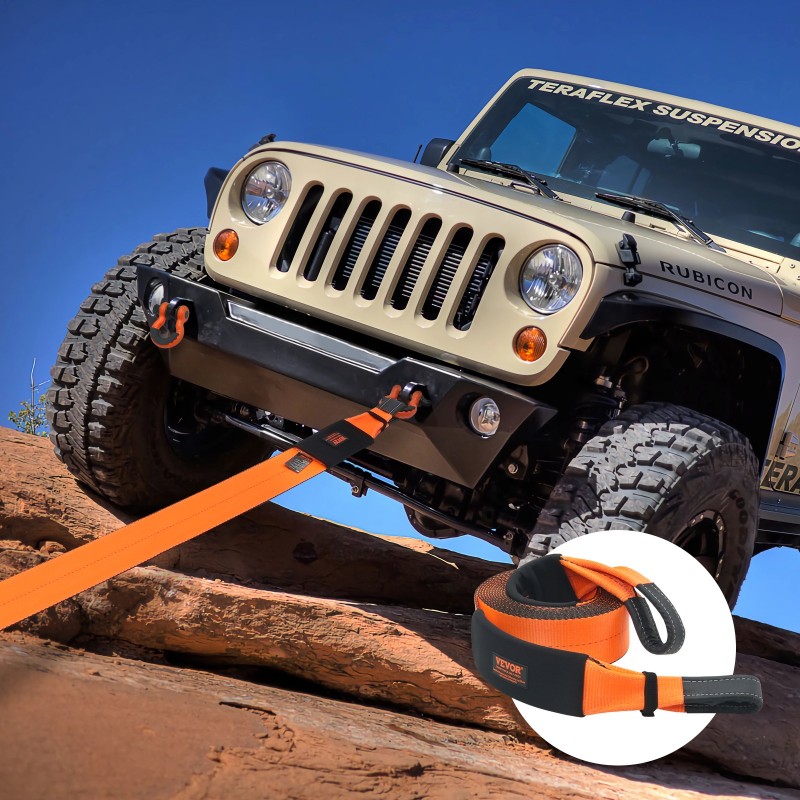 Vetoliina polyesteri 10,2 cm x 9,1 m 21092 kg kolminkertaiset silmukat suojaholkilla