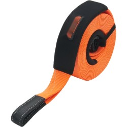 Polyesterinen vetoliina 7 6 cm leveä 9 1 m pitkä 16329 kg murtolujuus shakkelit