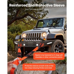 Vetoliina polyesteri 76,2 mm 2,4 m murtolujuus 16329 kg vahvistetut lenkit