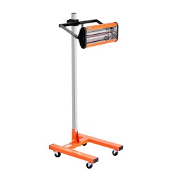 Infrapunakuivain 1500W ajastimella 1–60 min korkeussäädettävä jalusta maalipinnoille