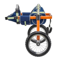 Koiran pyörätuoli takajaloille kevyt alumiinirunko 2 pyörää säädettävä 21 8 39 9 kg