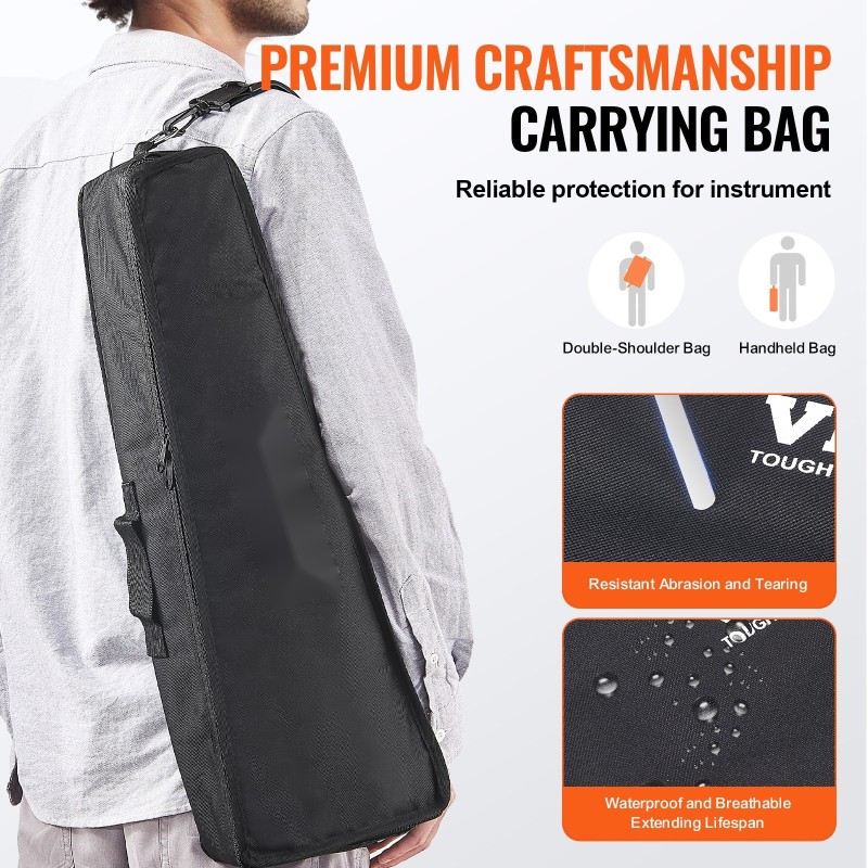 Ksylofoni ja kellopeli 30-koskettiminen alumiinikielillä puupohjalla ääniala G5–C8 sisältää nuijat ja kantolaukun