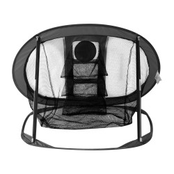 Golf-harjoitusverkko Oxford-kangas 840x720x550 mm 3 kohdealuetta pop up musta