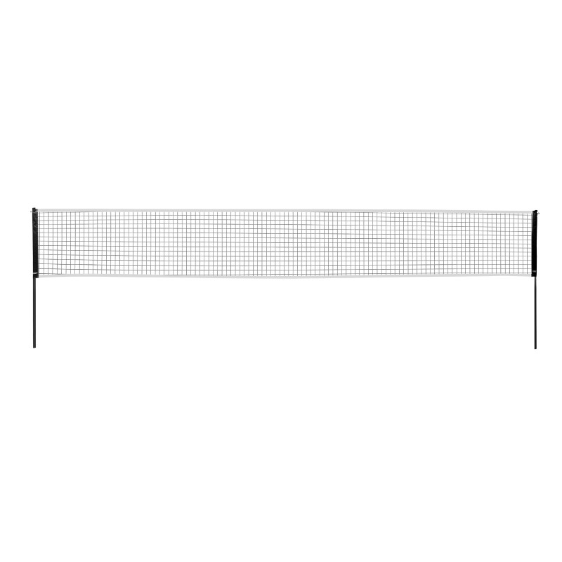 Kannettava sulkapallosetti ulkokäyttöön 6150x1585 mm 4 mailaa 3 nylon sulkapalloa