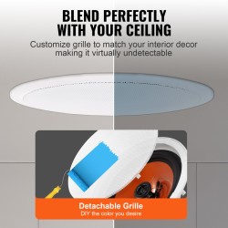 Upotettavat 8-tuumaiset kattokaiuttimet 4 kpl 100 watin teho