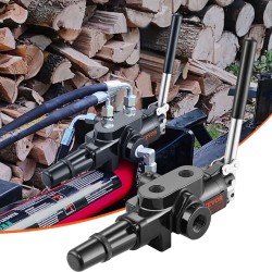 Hydraulinen 1-toiminen venttiili 95 l/min 25 MPa vermikulaarigrafiittivalurauta jousipalautuksella puunhalkaisijoihin