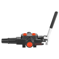 Hydraulinen 1-toiminen venttiili 95 l/min 25 MPa vermikulaarigrafiittivalurauta jousipalautuksella puunhalkaisijoihin