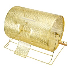 Arpajaisrumpu metallinen messinkipinnoitettu 376×540 mm 10000 arpaa tai 300 pingispalloa