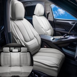 Istuinsuojat 13 kpl hengittävä keinonahka etu- ja takapenkille harmaa
