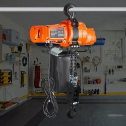 Sähköinen ketjutalja 998 kg 3 m nostokorkeus IP54 DT-luokan teräsketju