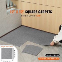 Matonlaatat itsetarttuvalla taustalla 30,5 x 30,5 cm 12 kpl vaaleanharmaa