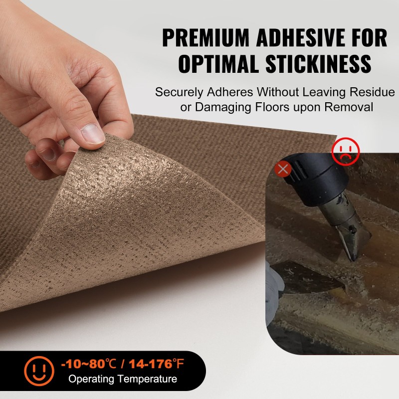 Itsetarttuvat mattolaatat 457×457 mm 10 kpl tummanruskea lyhytnukkainen sisäkäyttöön