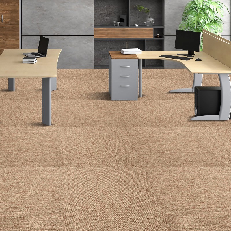 Modulaariset pehmustetut mattolaatat 500x500 mm 16 kpl tummanruskea sisätiloihin