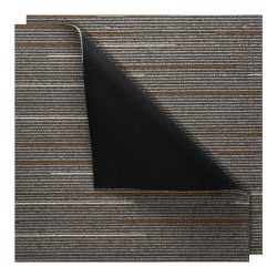 Mattolaatat 610 x 610 mm 24 kpl polypropeeni asfalttipohjalla tummanruskea sisätiloihin