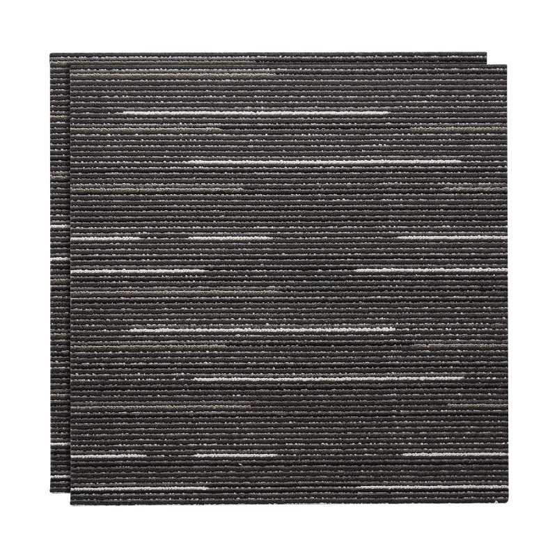 Moduulimattolaatat 610x610 mm 24 kpl harmaa uudelleenkäytettävät sisätiloihin