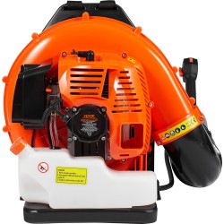 Reppumallinen bensiinilehtipuhallin 79 cm3 kaksitahtimoottori 3 l polttoainesäiliö lehtien ja lumen puhdistukseen