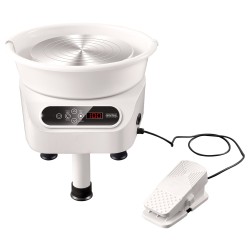 Savenvalantakone 10-tuumainen 350 W suora veto kosketusnäytöllä jalkapolkimella kolmella tukijalalla