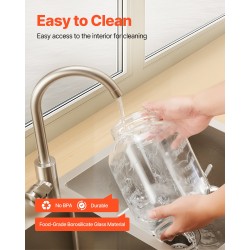 Lasinen juoma-annostelija kaksoissylinterinen 2 kpl yhteensä 7,6 l ruostumaton hana puujalustalla