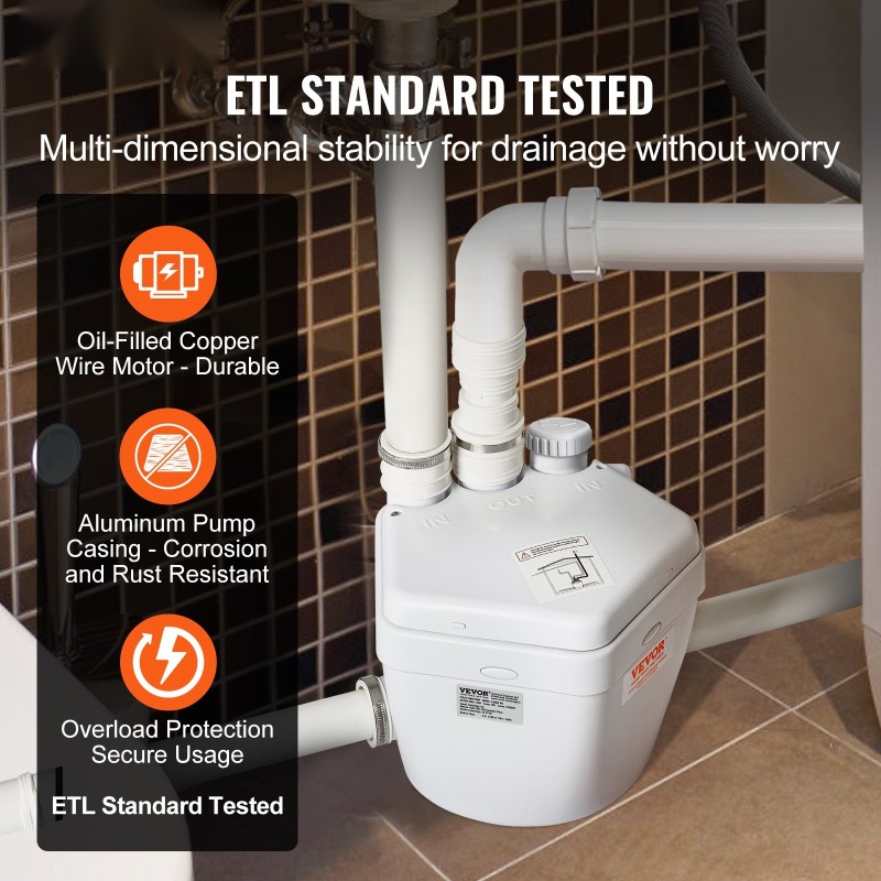 Allaspumppu 200 wattia automaattinen öljytäytteinen moottori valualumiininen runko 3,8 senttimetriä poistoyhde