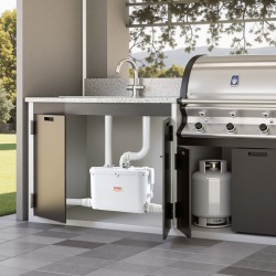 Silppuava jätevesipumppu 500 W 110 l/min 8 m nostokorkeus 4 tuloliitäntää